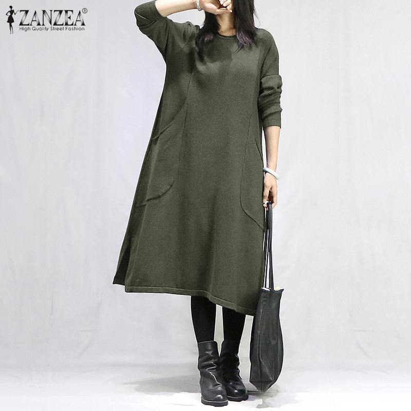 Women-s-Autumn-Sundress-ZANZEA-2021-Vintage-Hoodies-Dress-Casual-Long-Sleeve-Midi-Vestidos-Female-Solid-1