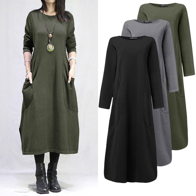 Women-s-Autumn-Sundress-ZANZEA-2021-Vintage-Hoodies-Dress-Casual-Long-Sleeve-Midi-Vestidos-Female-Solid